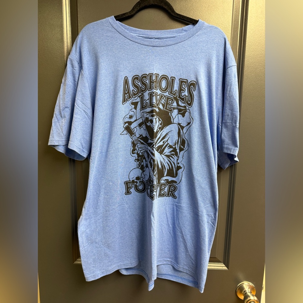 NWT Assholes Live Forever Grim Reaper T-Shirt (XXL)